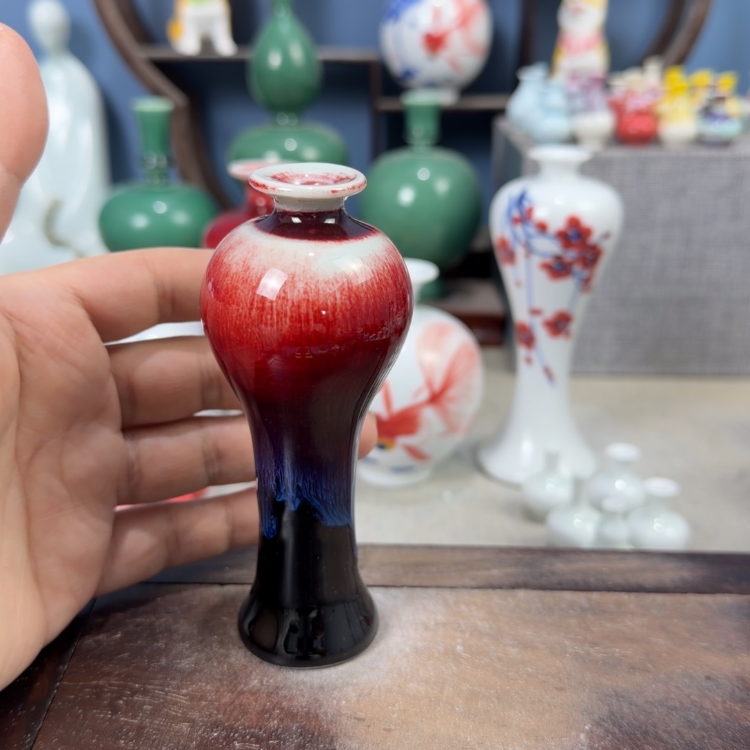 陶瓷手工小花器摆件