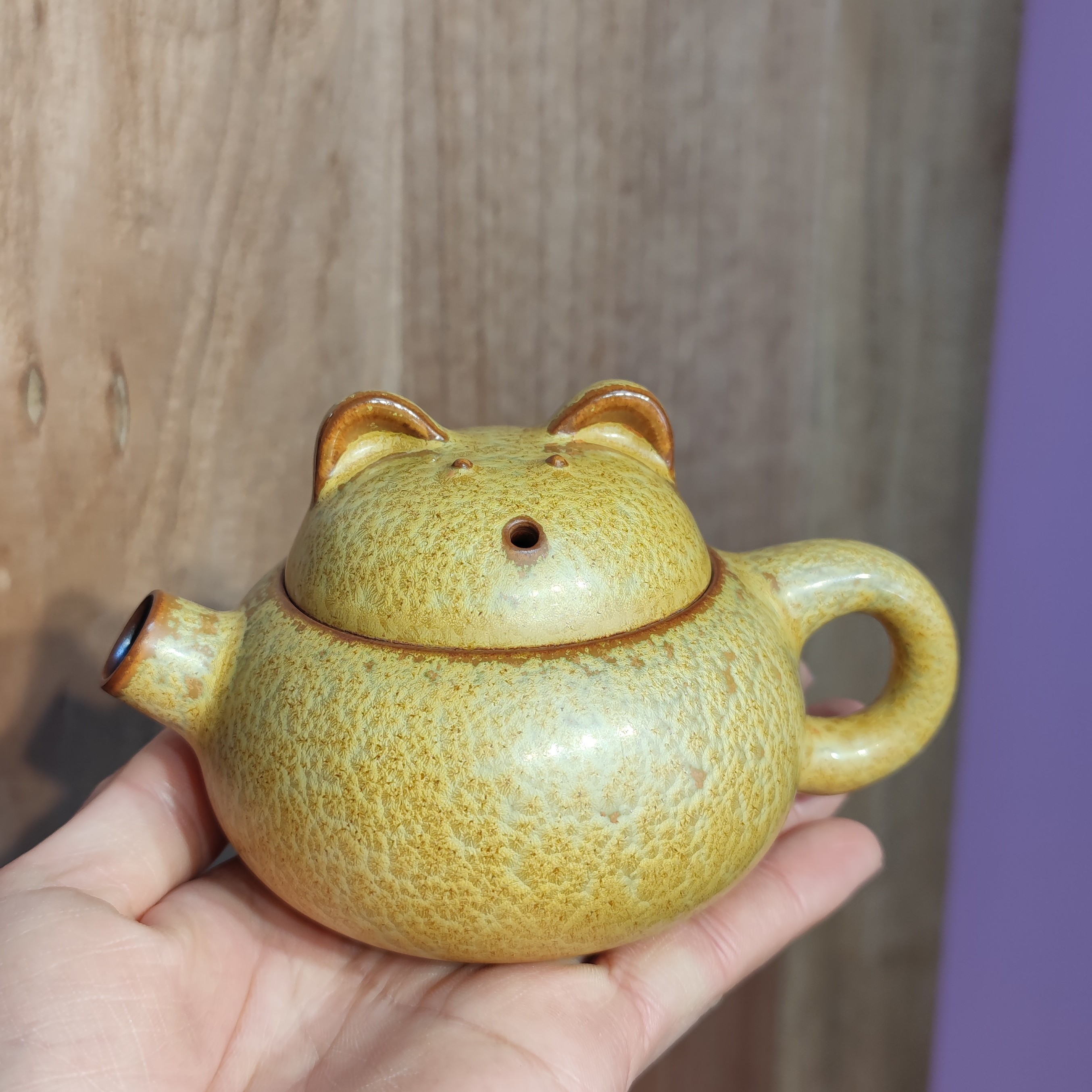 任晓飞盛世黄小猫壶