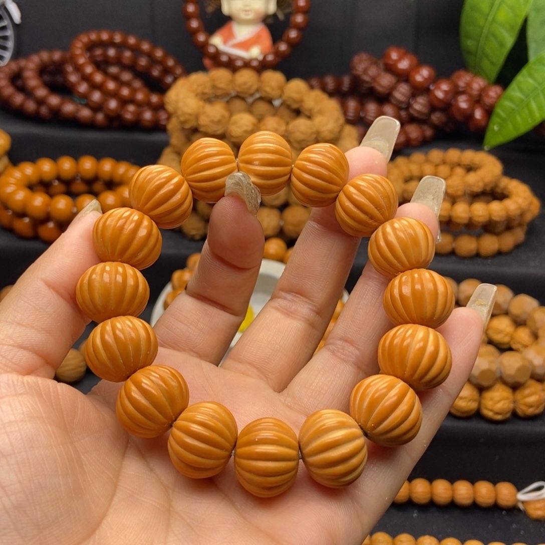 猴头核桃手串超**游瓜珠手串