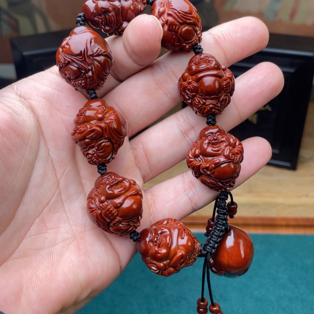 橄榄核手串芝****量弥勒表弟回血2.3