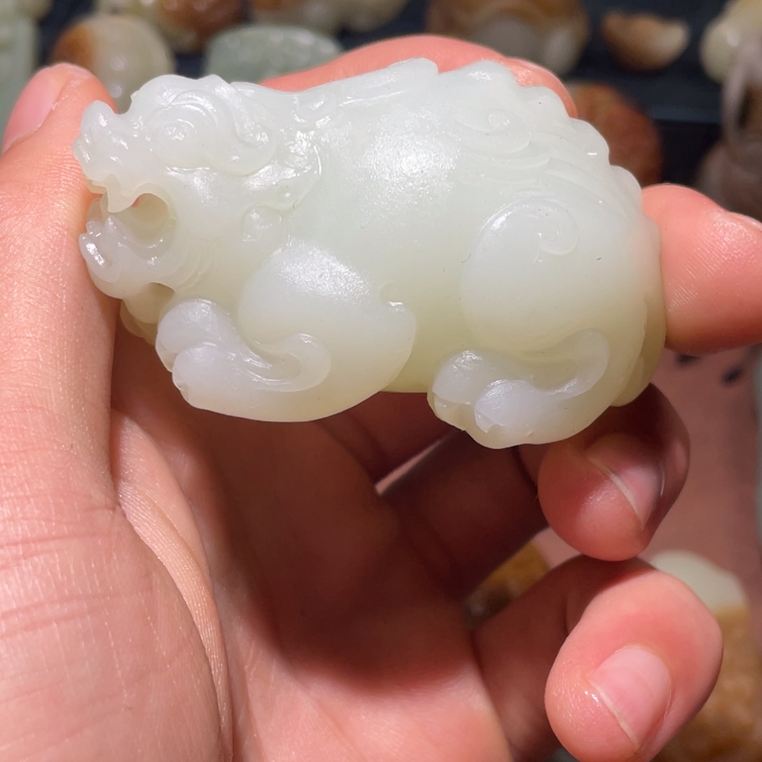 毕***玉和田玉未镶嵌挂件