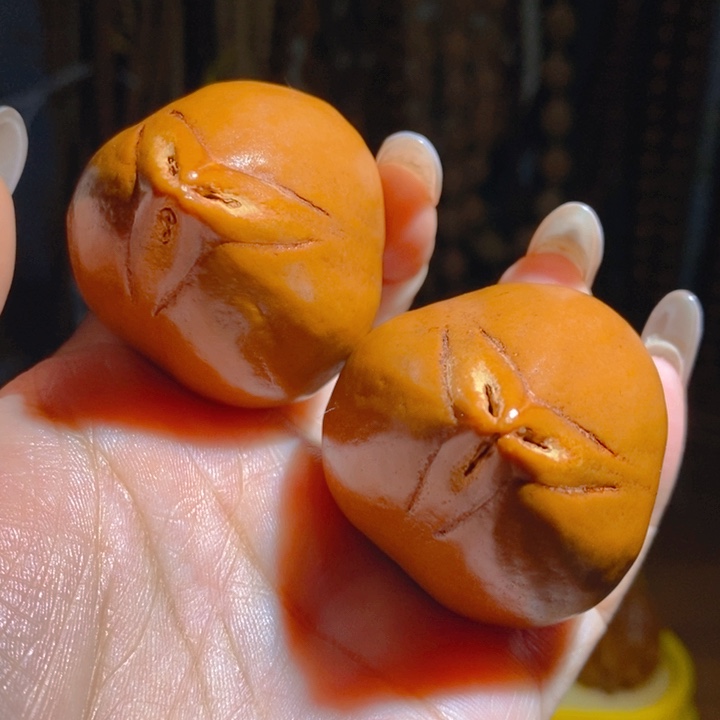 野生蟠桃三花大橄榄4155