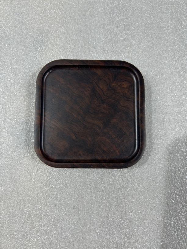 黑檀木实木茶托木质高级感高端茶具配件中式家用隔热茶杯垫底座