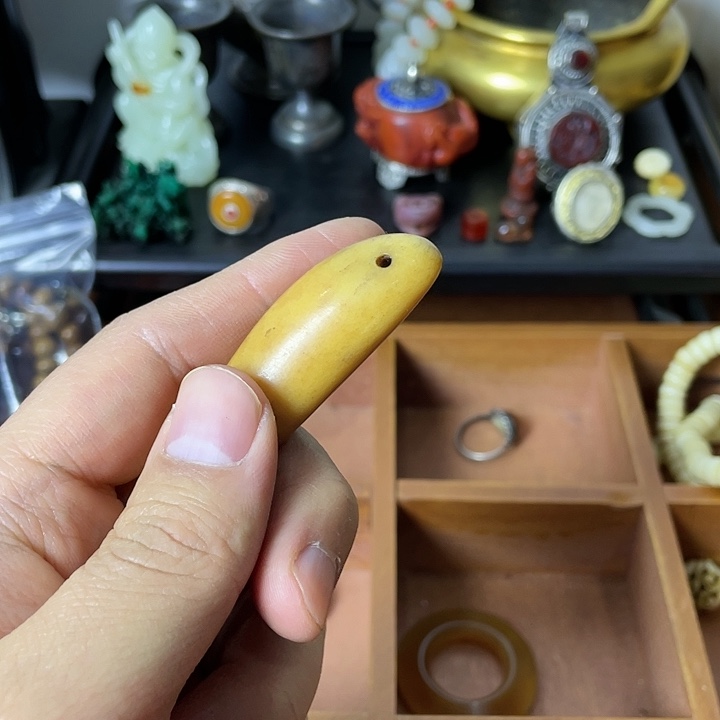 【闪购商品】鹿骨把件鸿*