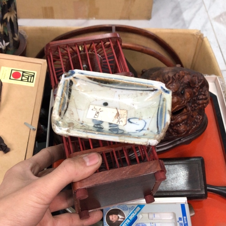 陶瓷孤品单件车里拍