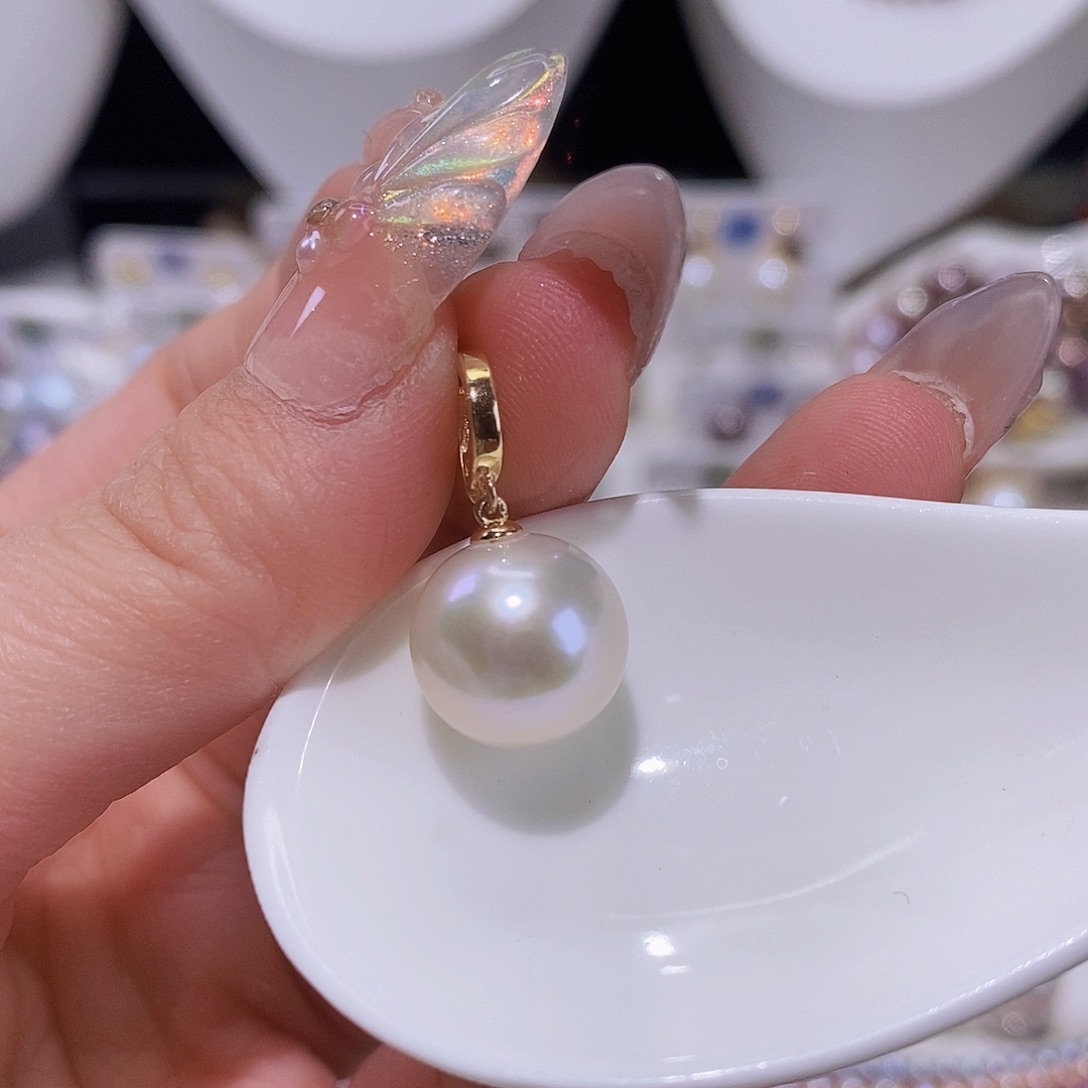 淡水珍珠颈饰银S925镶嵌