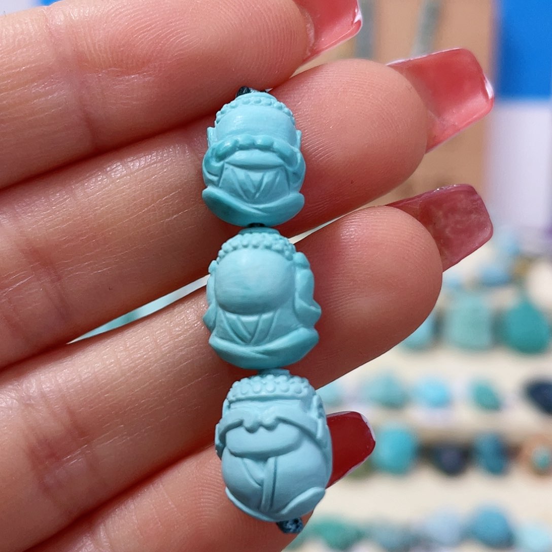 绿松石珠宝奇石未镶嵌