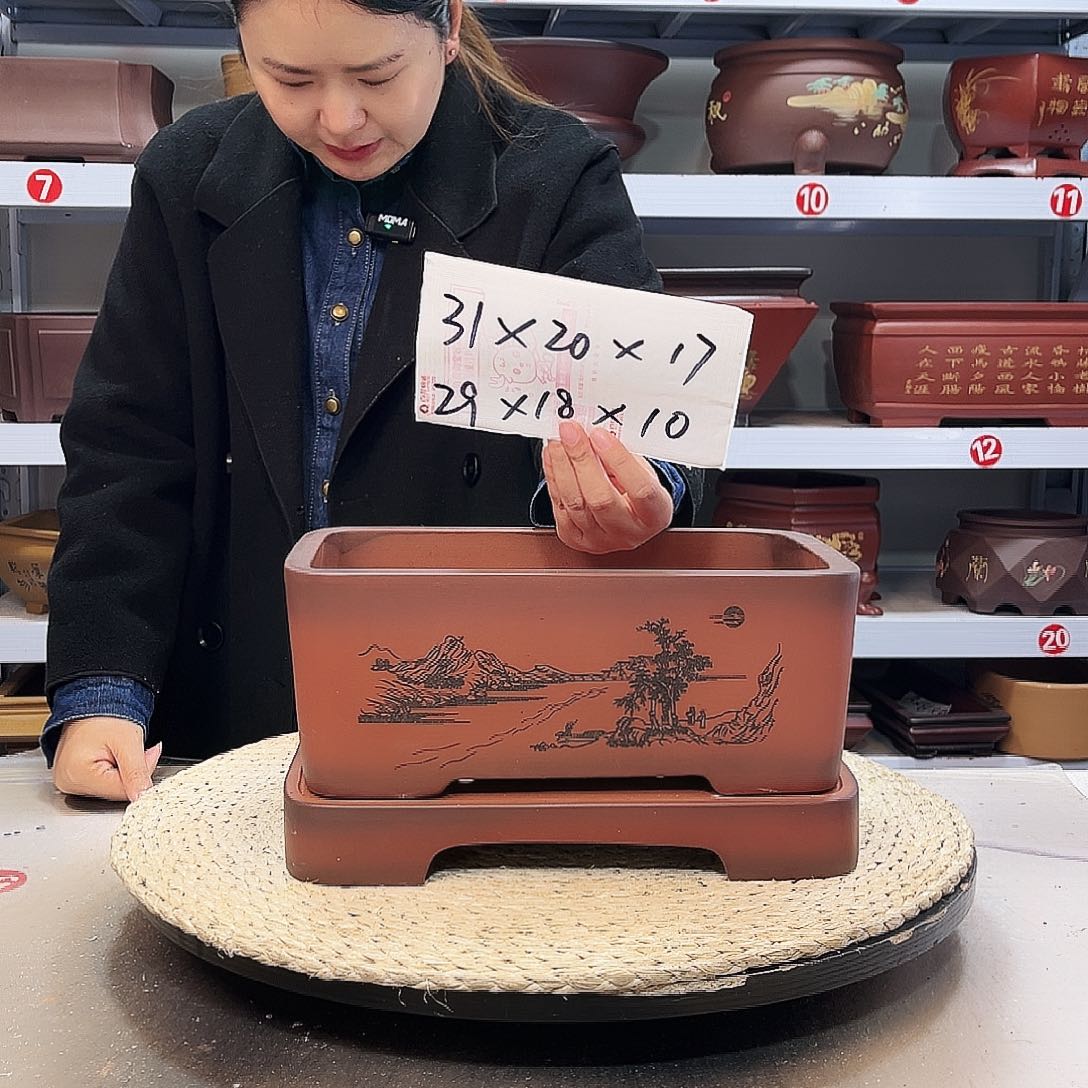 紫砂花盆紫砂花盆