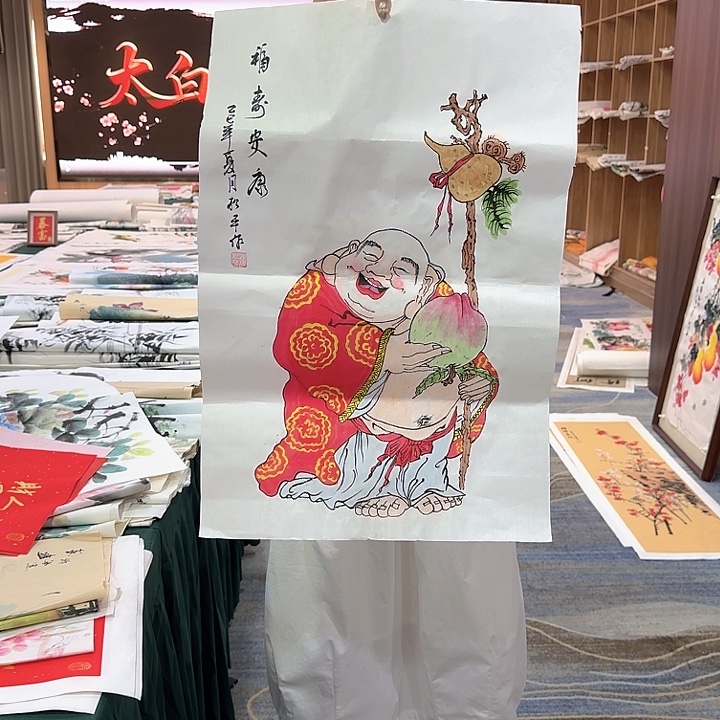 国画不赚钱，就是玩。