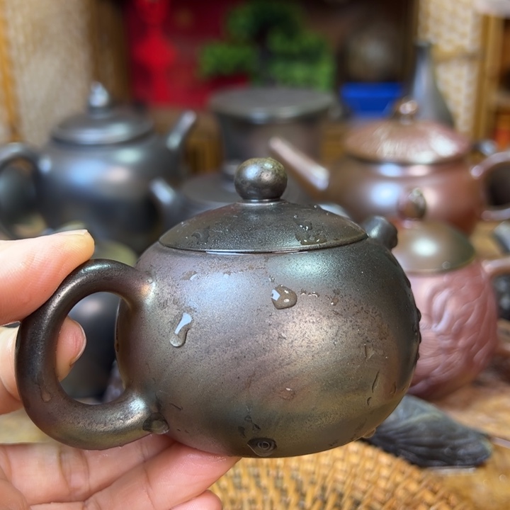 陶瓷柴烧坭兴陶130cc