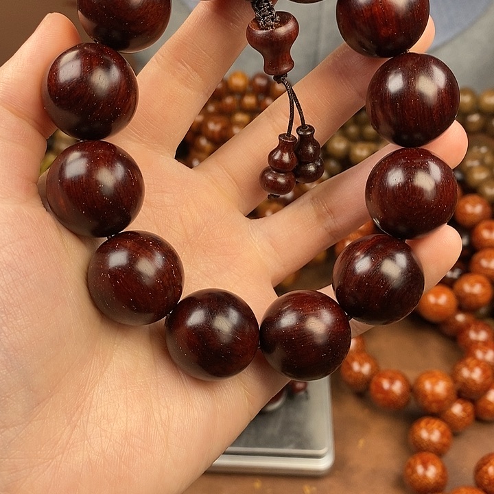 檀香紫檀（小叶紫檀）2.0圆珠单圈