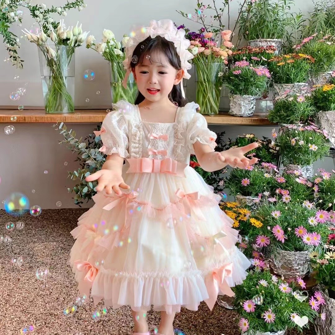【80001】甜美洛丽塔公主裙生日洋气公主裙礼服生日party裙子女孩