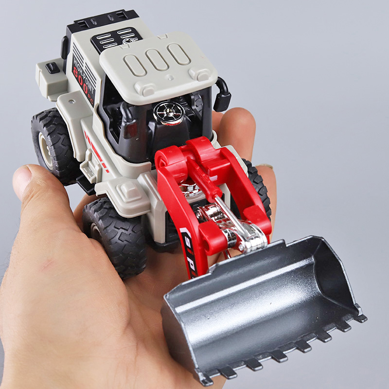 男生惯性合金挖掘机模型仿真新款运输车铲车耐摔工程车玩具车