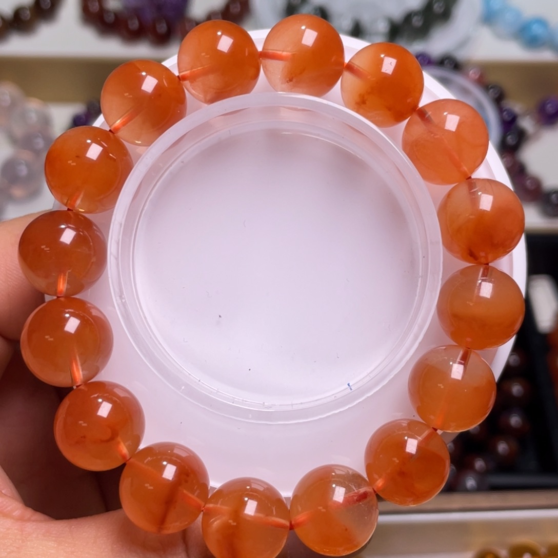 水晶手链未镶嵌红兔毛