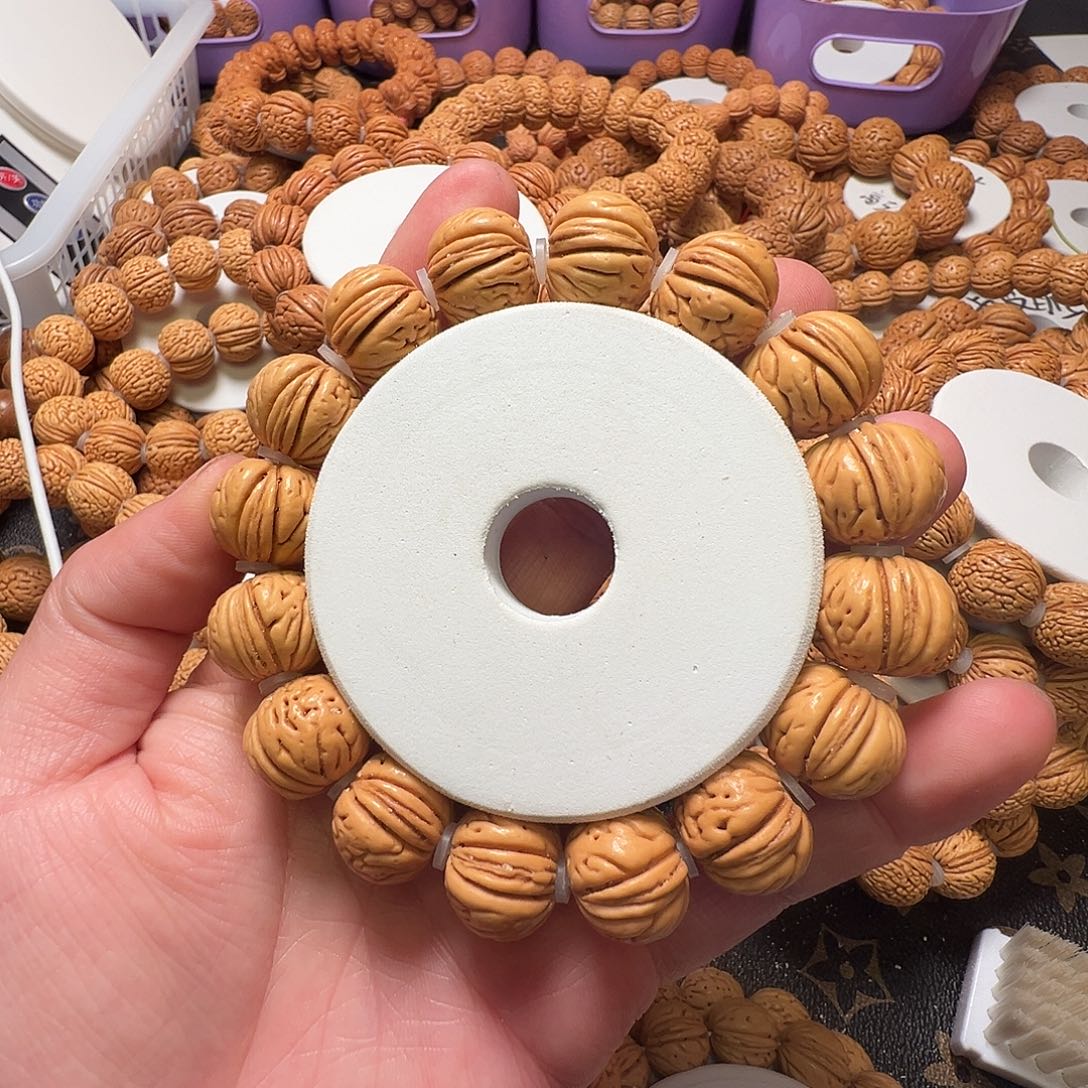 桃核手串肉纹元宝17