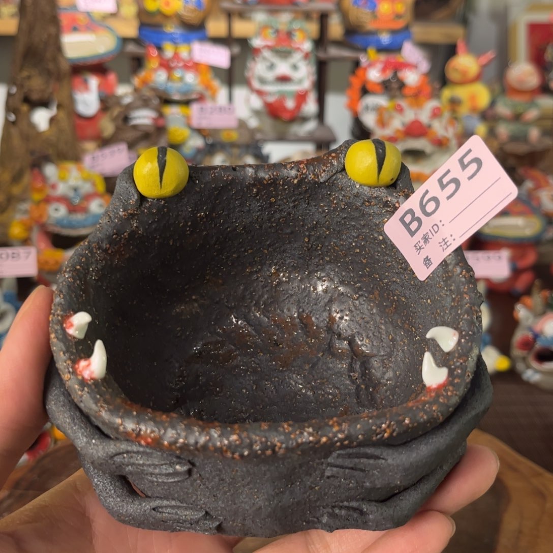 泥塑纯手工茶宠摆件