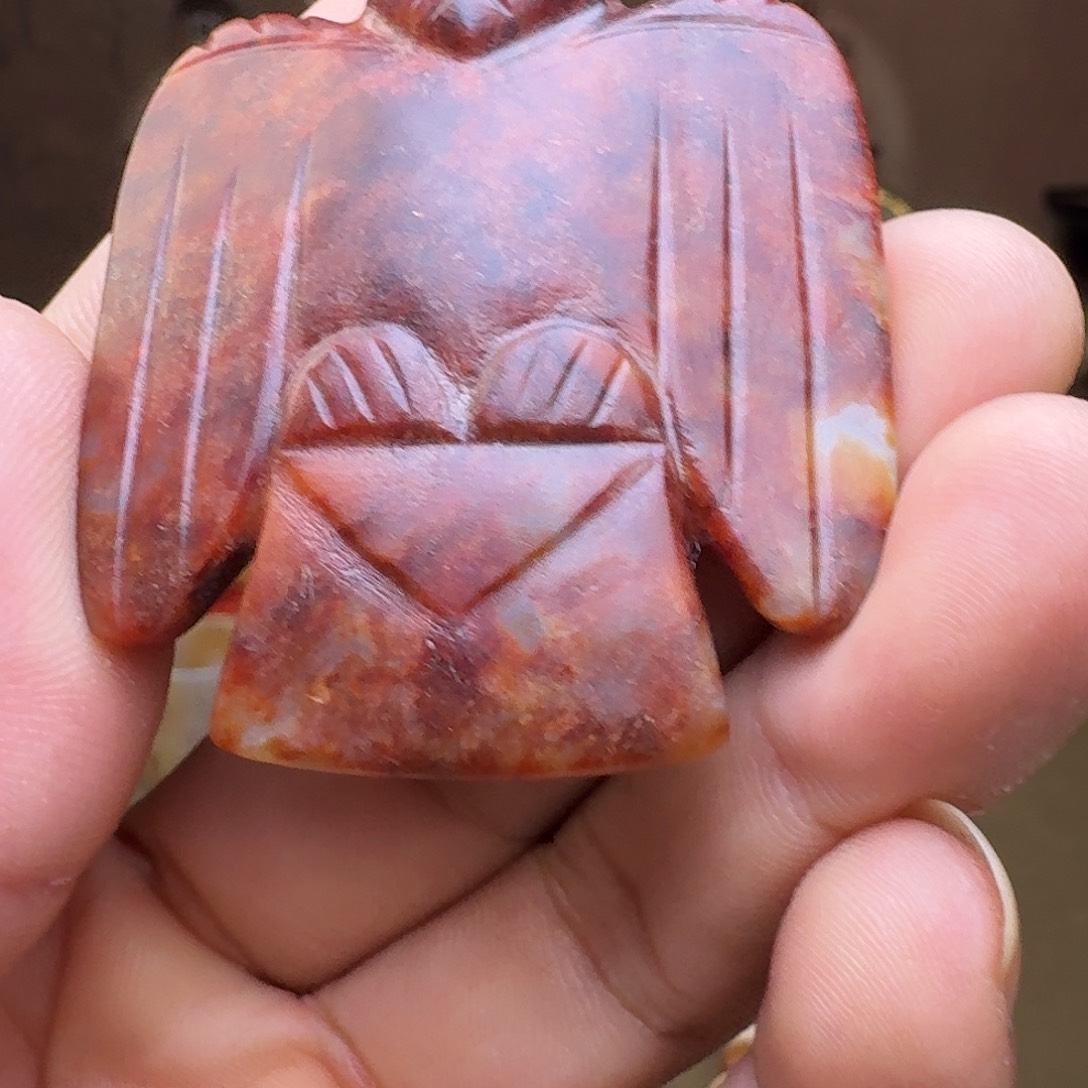 和田玉颈饰未镶嵌红*