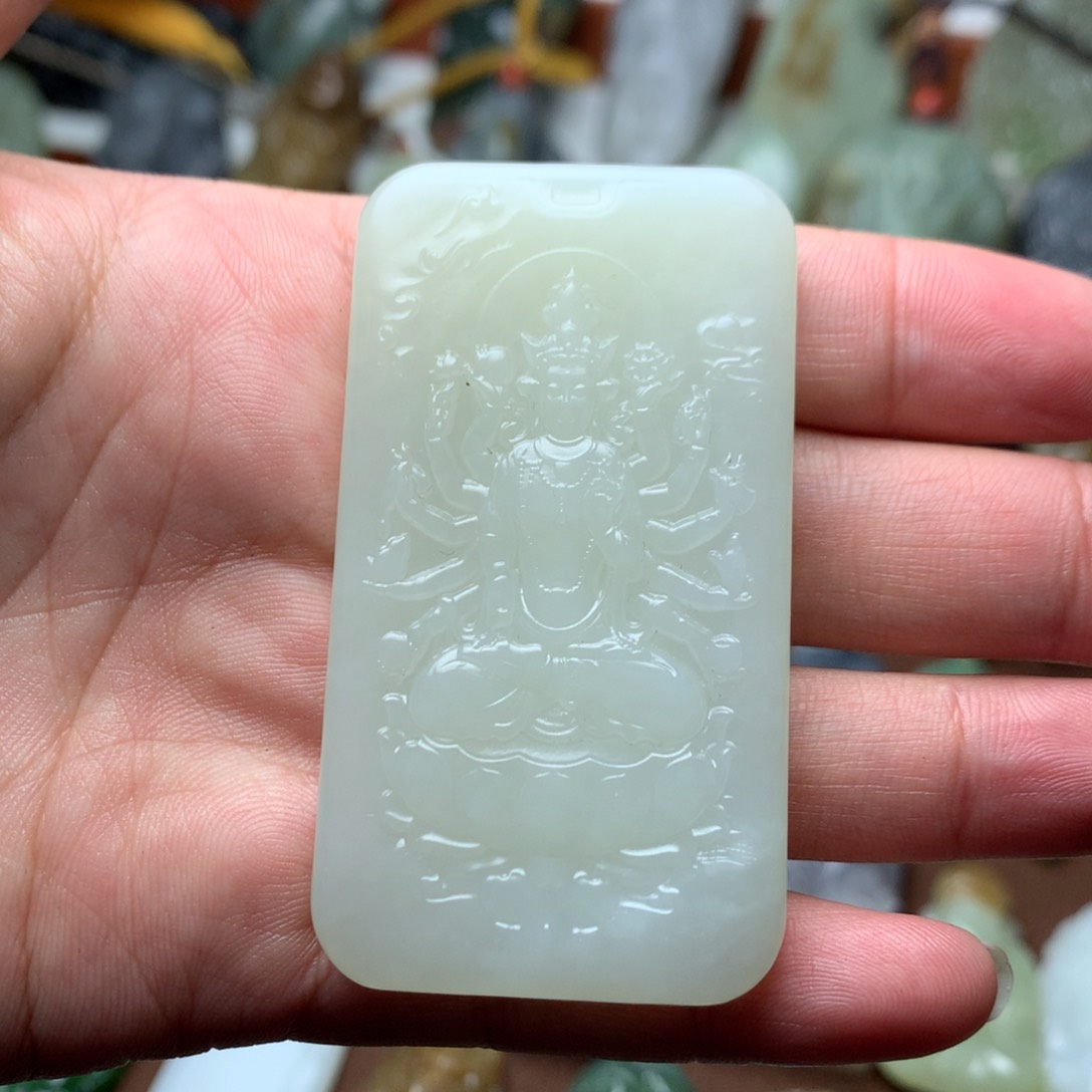 和田玉挂件未镶嵌