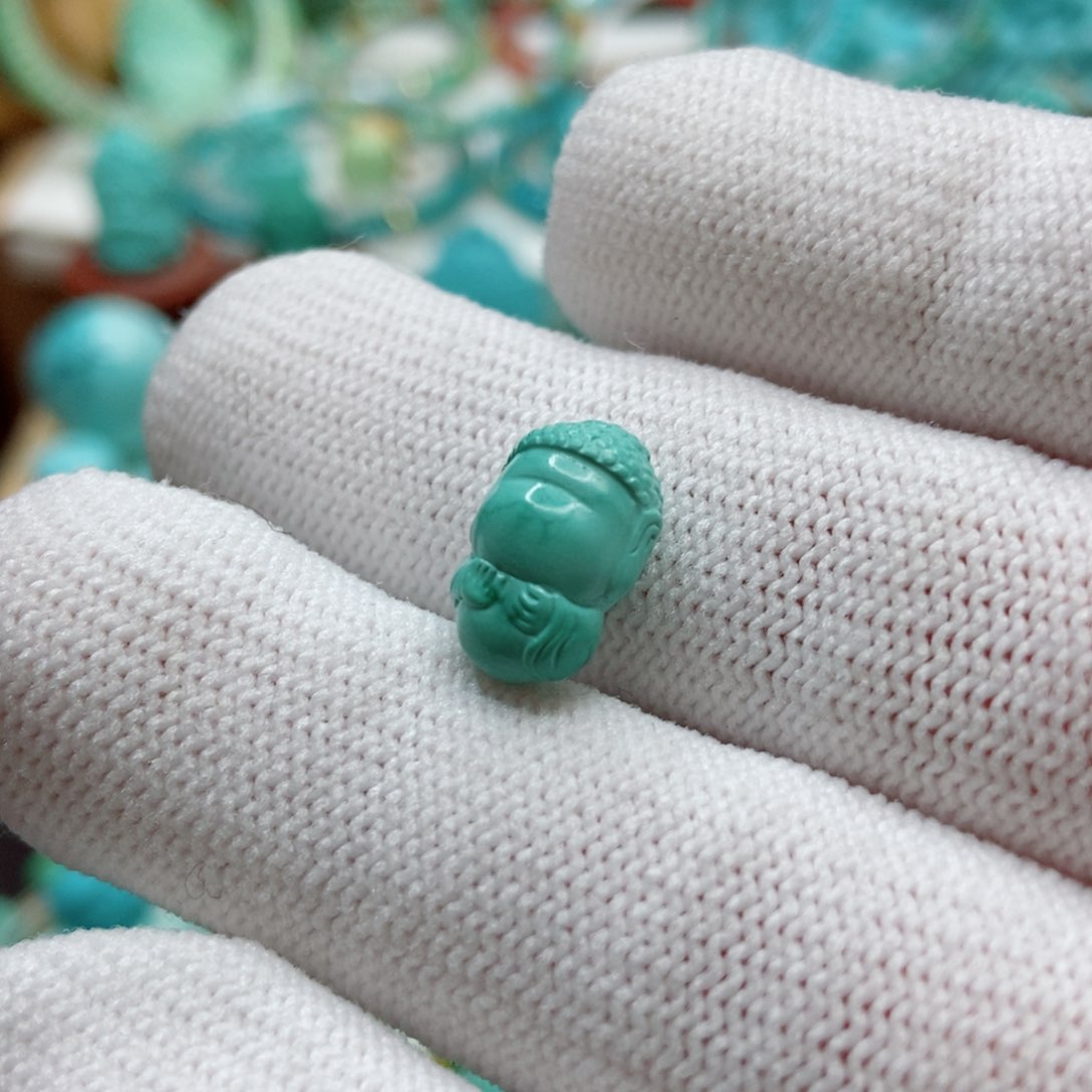 绿松石珠子未镶嵌