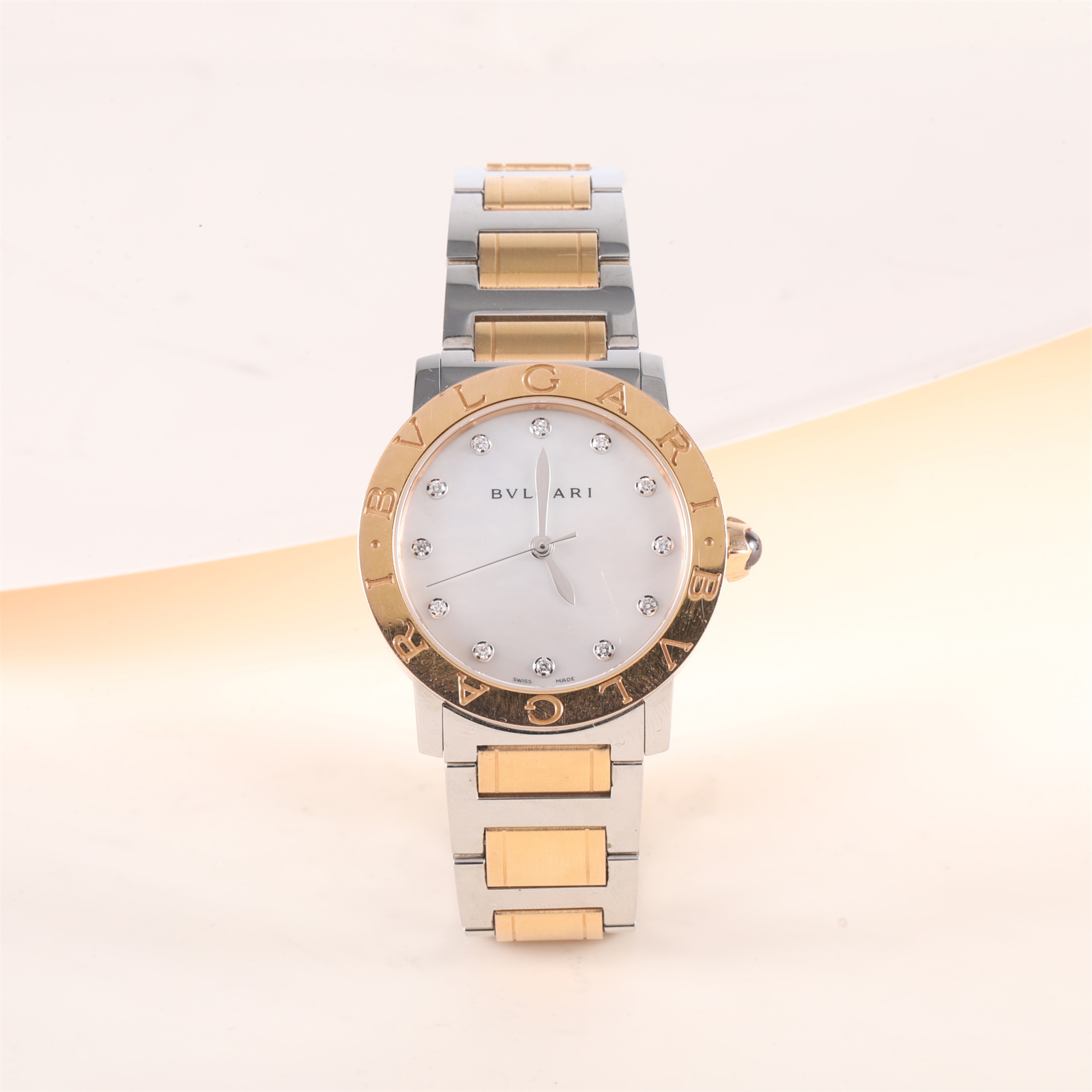 99新 BVLGARI/宝格丽 小花柳 宝格丽BB LADY自动机械腕表手表