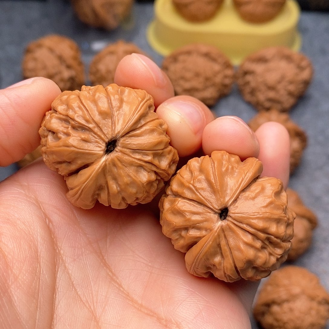 文玩核桃把件甲骨文33全品