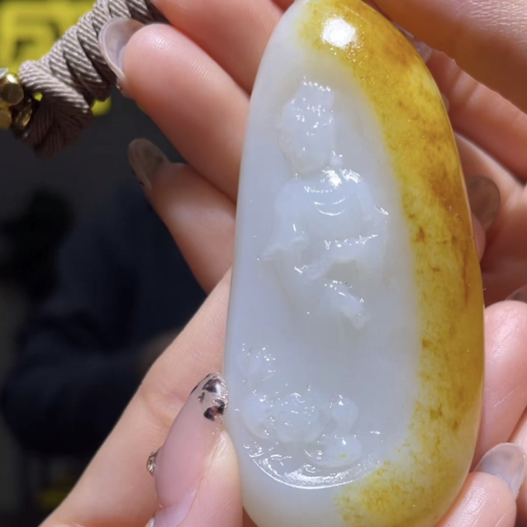 手把件货玉石把玩件文玩摆件D2