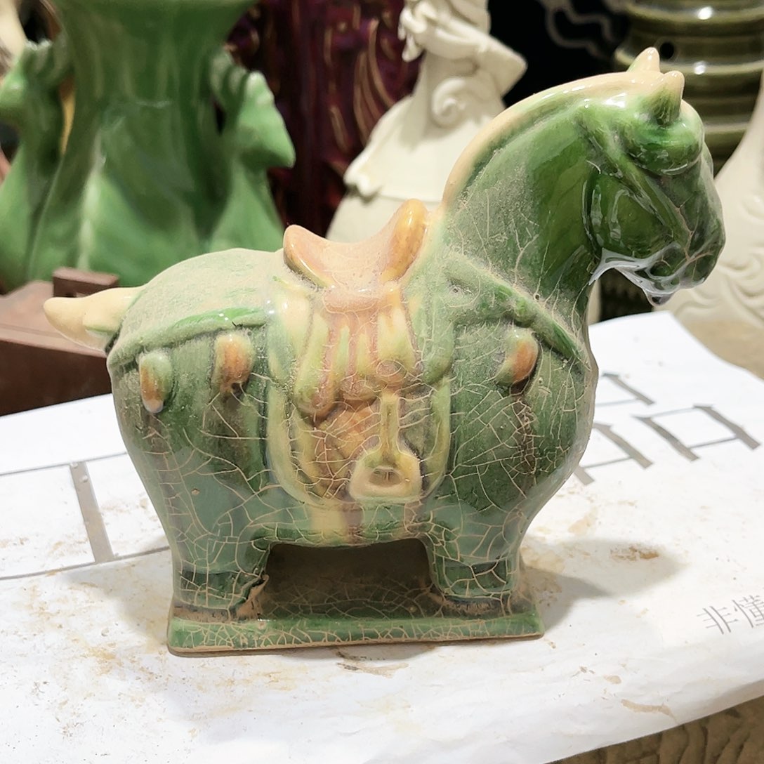 瓦当摆件摆件茶桌茶台陶瓷