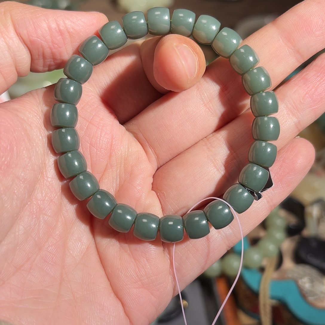 和田玉手串未镶嵌