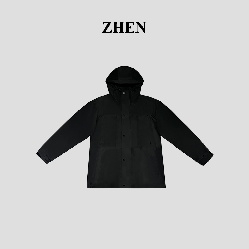 【ZHEN】25K01826 2025新款秋冬保暖羽绒外套职场风小众设计师款