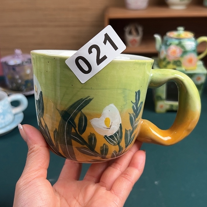 杯景德镇陶瓷手绘作品