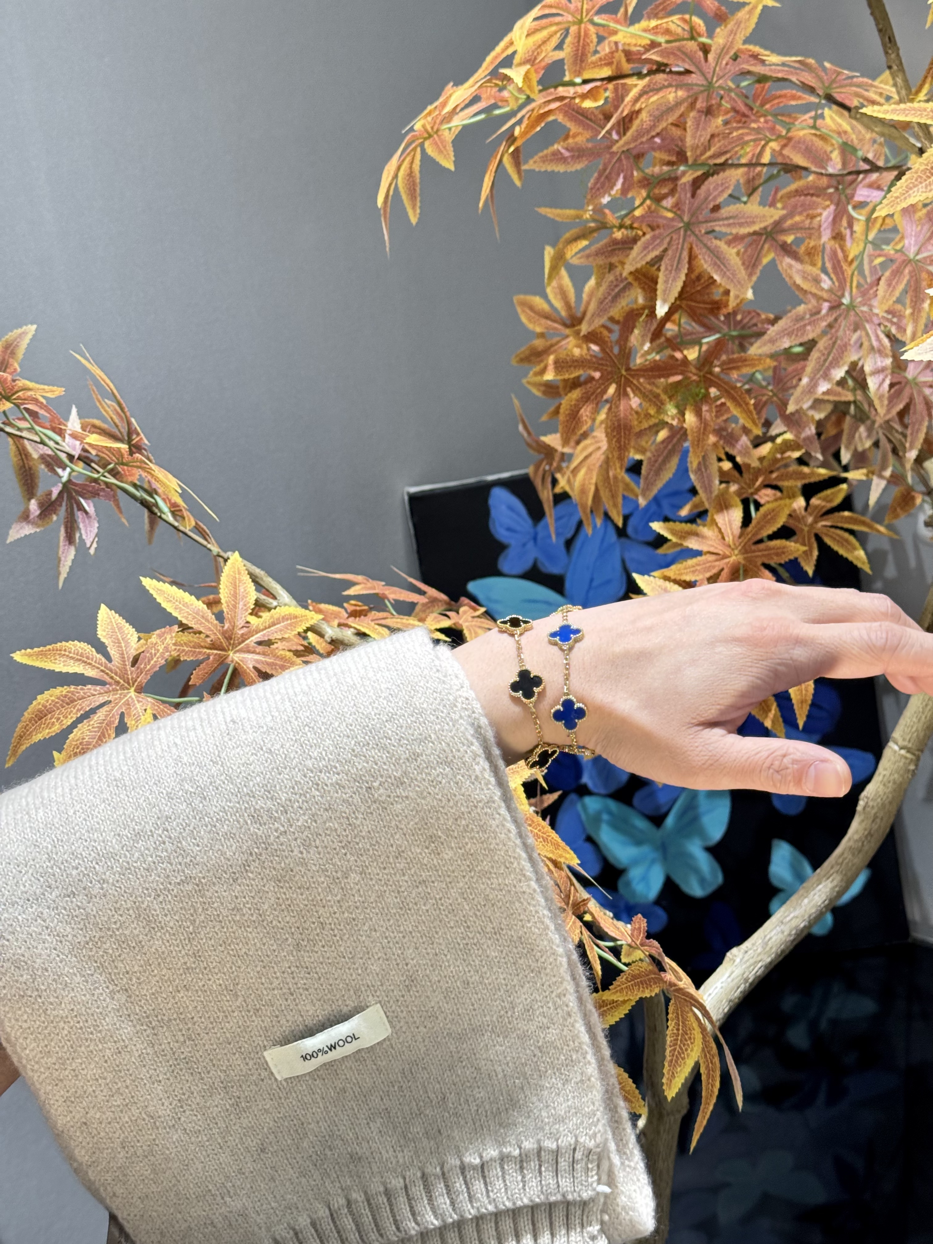 DD家《特调金系》五花手连时尚经典时尚百搭围巾