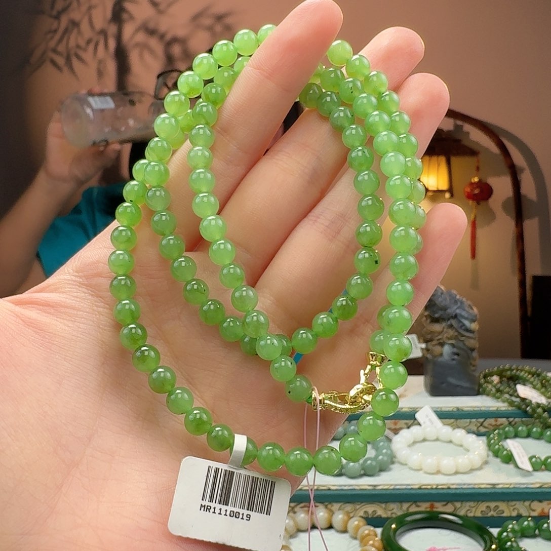 和田玉手串未镶嵌