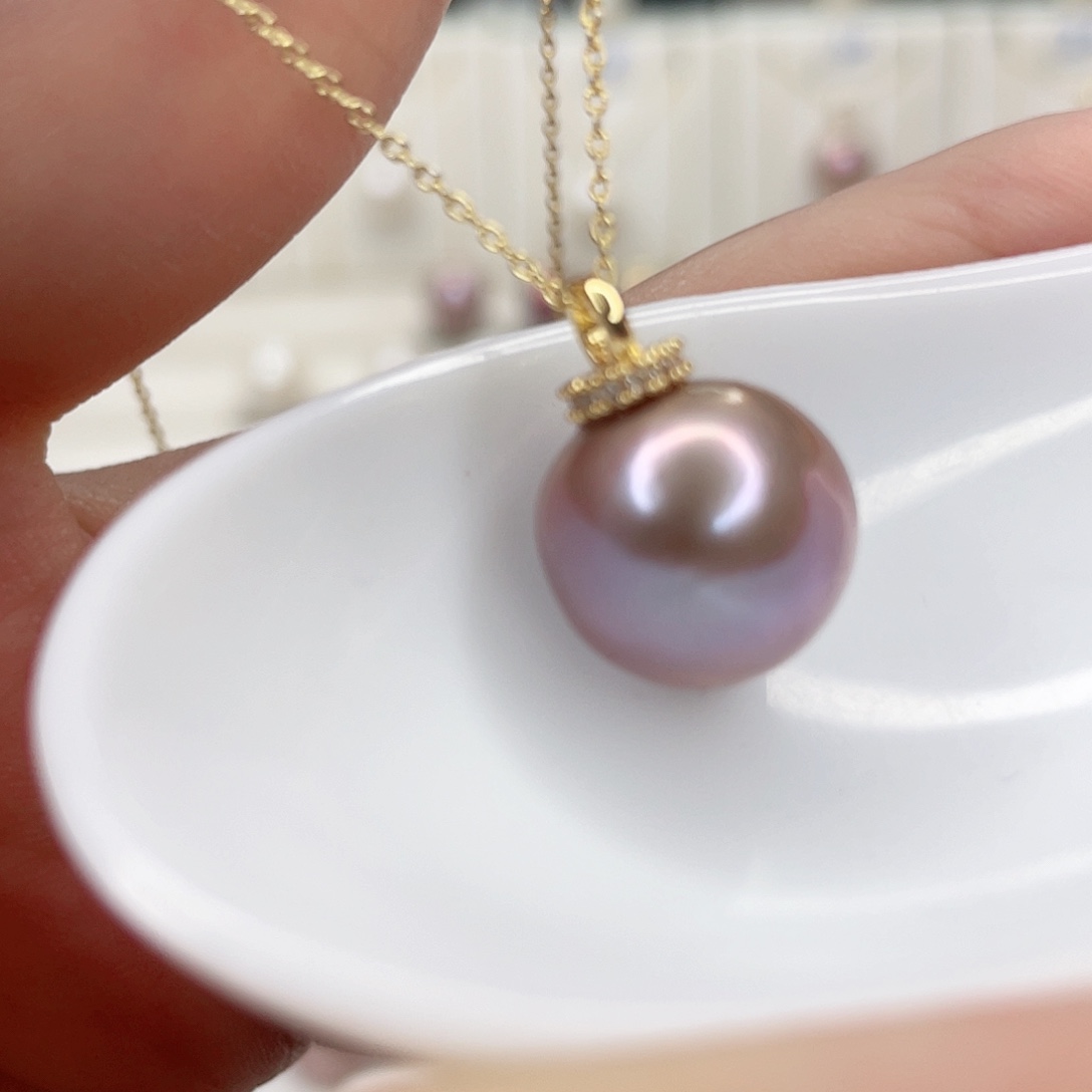 淡水珍珠未镶嵌吊坠(赠链)