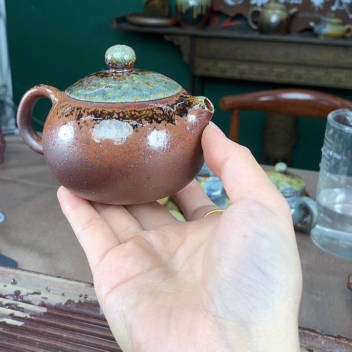 紫砂柴烧纯自然柴烧