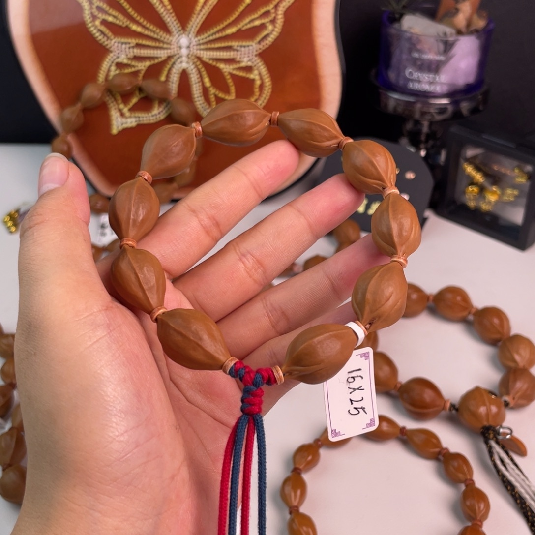 落***叶橄榄核吊坠梅林铁核1525