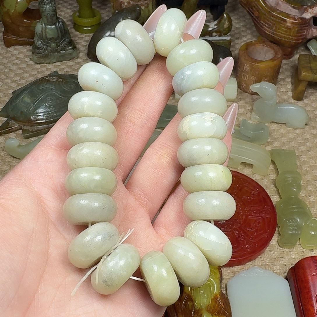 白玉菩提吊坠挂件