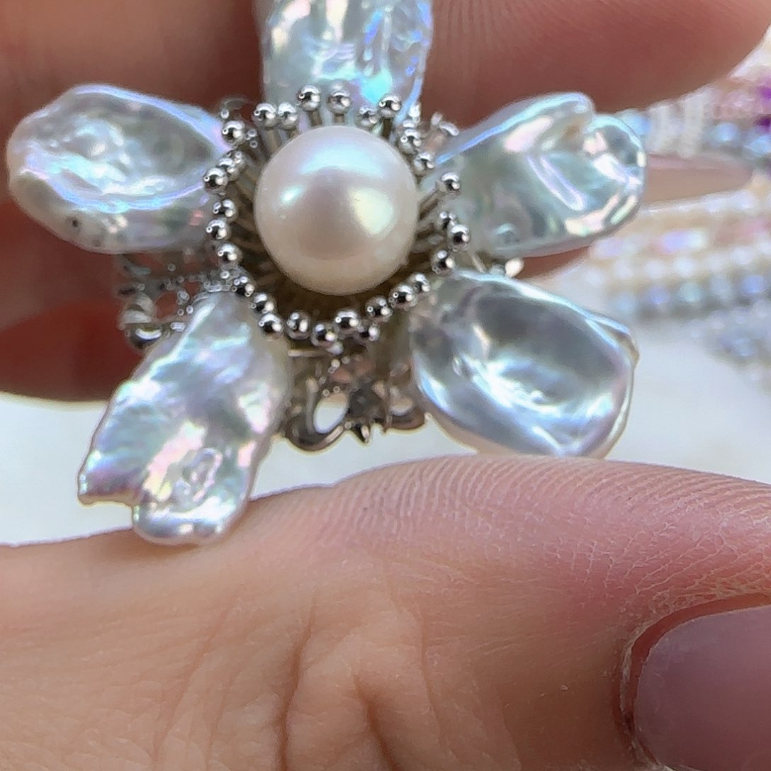 未镶嵌项链定制155淡水珍珠