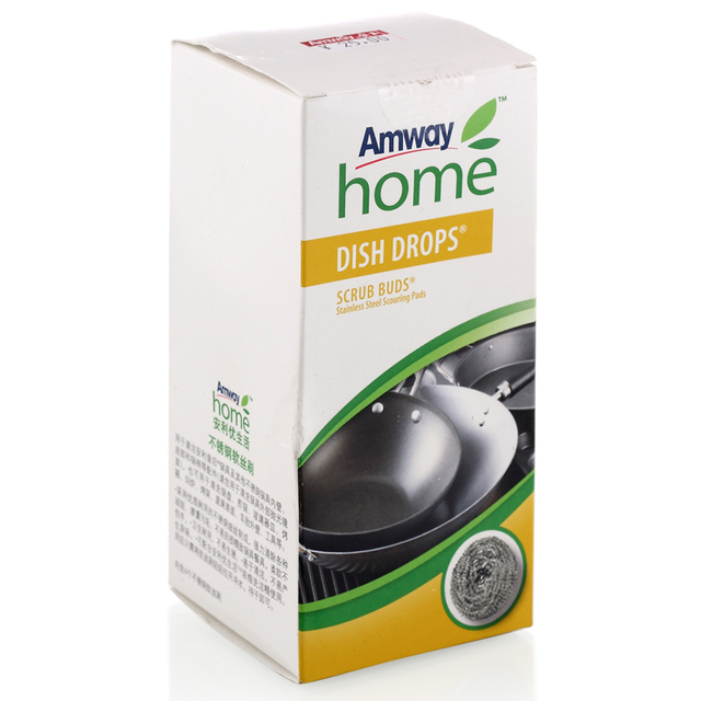 国产安利钢丝球正品不锈钢软丝刷安利锅专用一盒4个清洁球钢丝刷