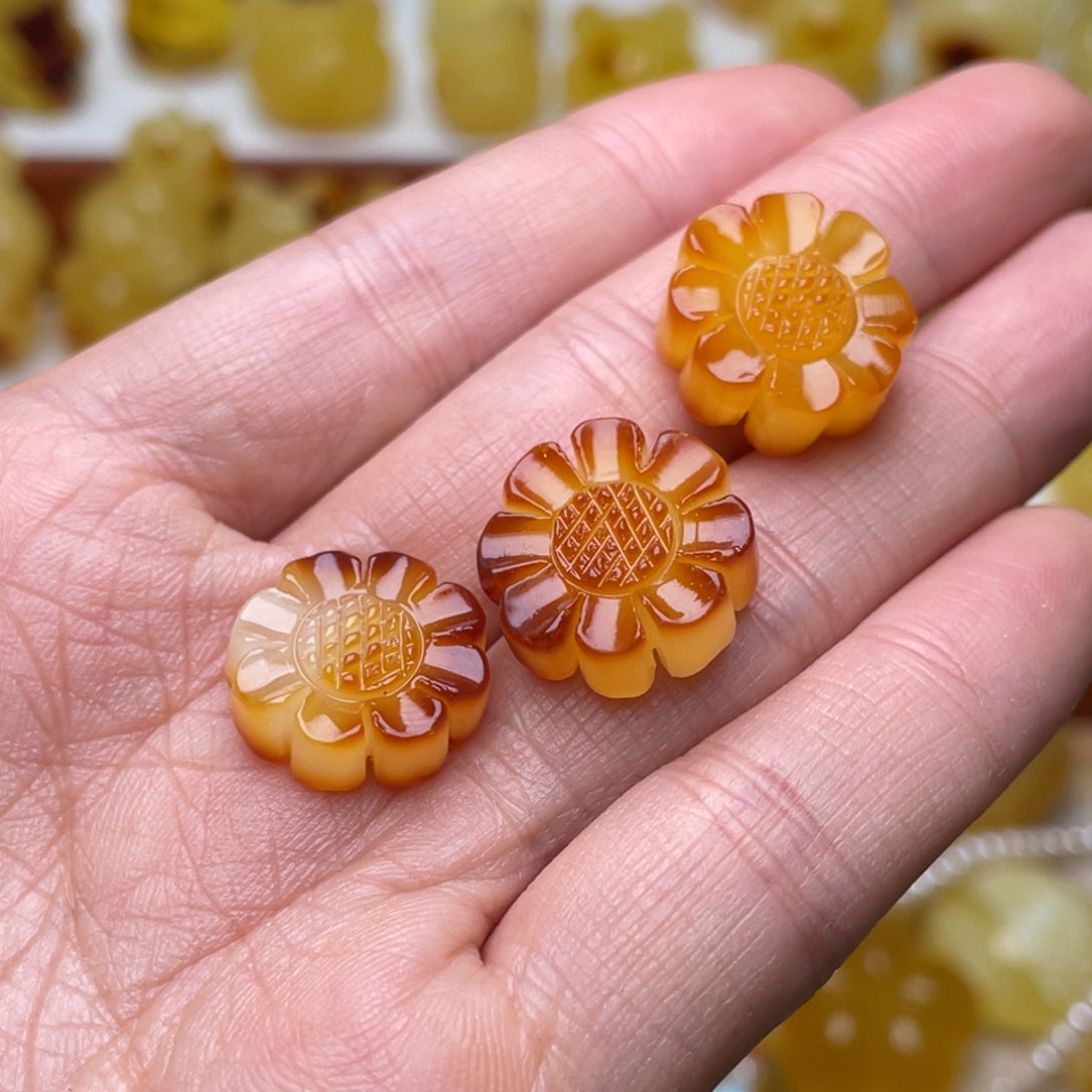 琥珀吊坠(不含链)未镶嵌