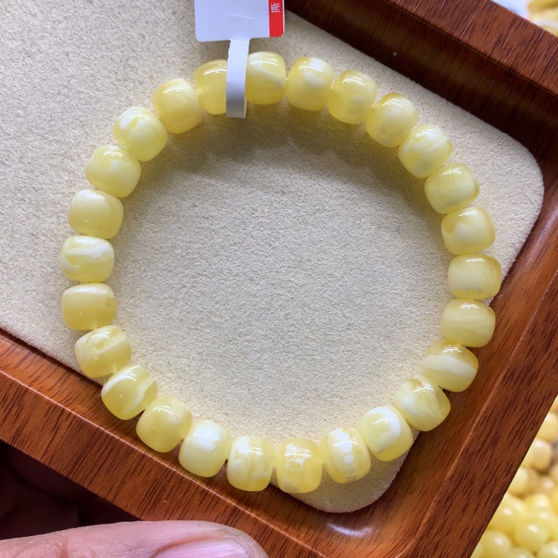 蜜蜡手链未镶嵌蜜蜡