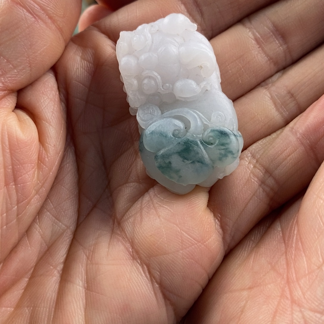 定制翡翠未镶嵌貔貅吊坠天然缅甸翡翠a货