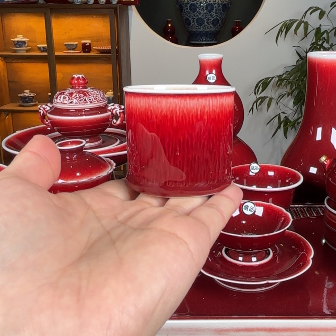 杯景德镇原矿郎红杯