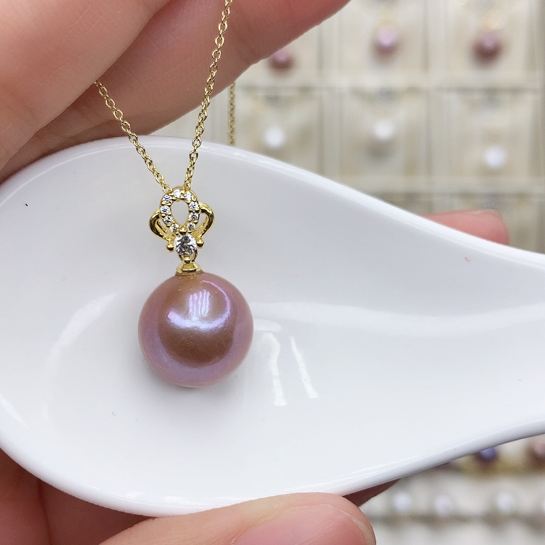 淡水珍珠颈饰合金