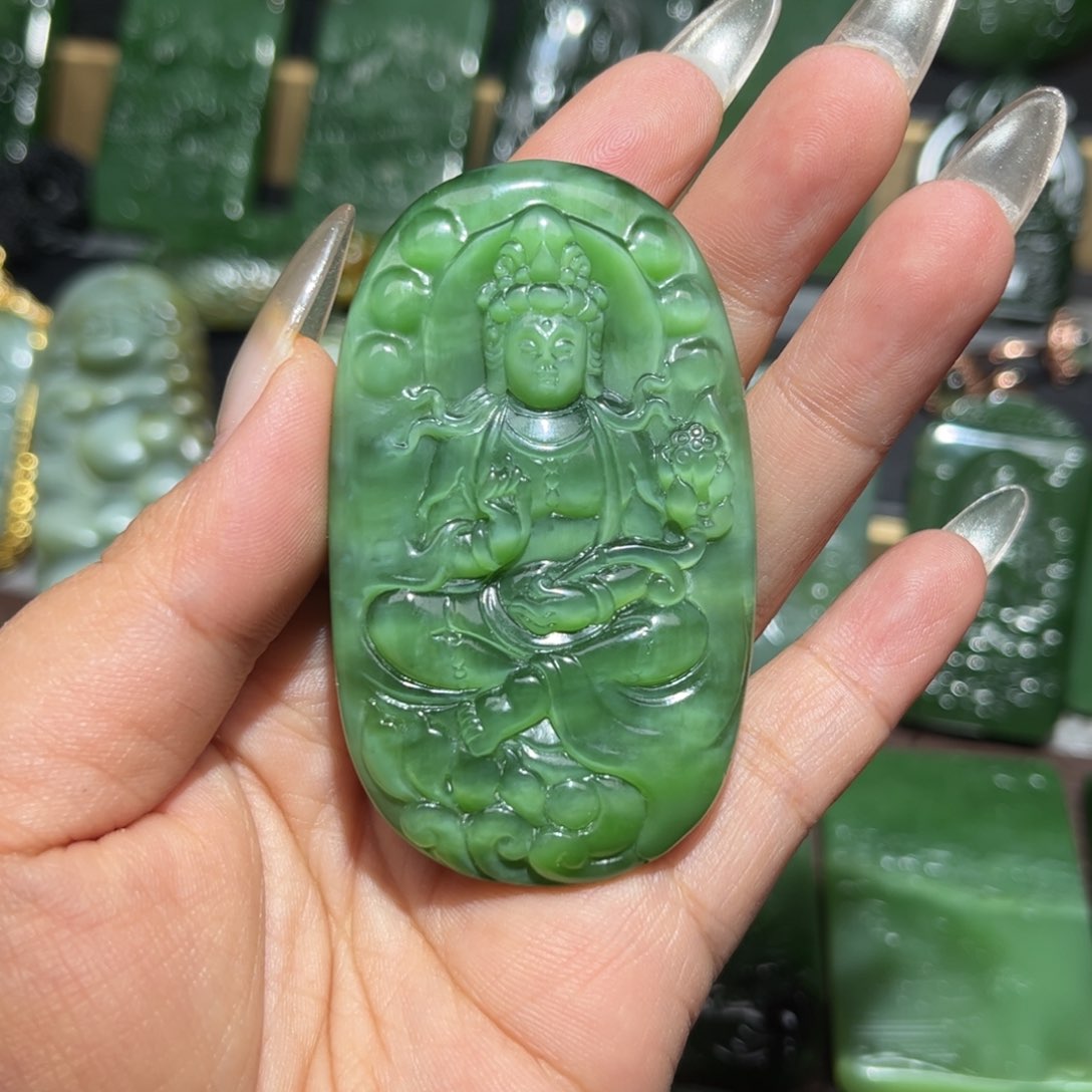 和田玉挂件未镶嵌拥****〉