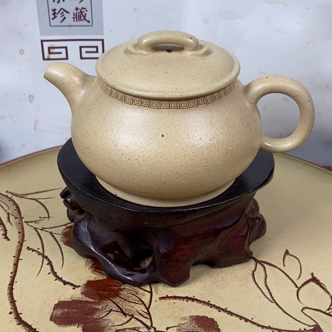 紫砂茶壶台西本绿200 容量宜兴紫砂壶