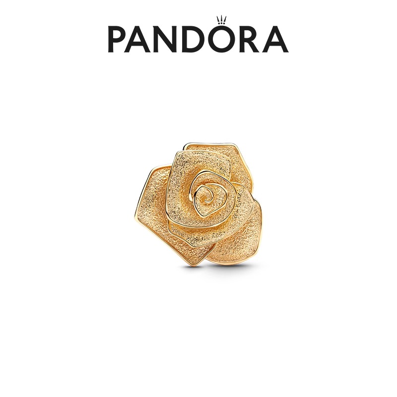 PANDORA/潘多拉 925银银制品 盛放闪耀玫瑰大号串饰新年