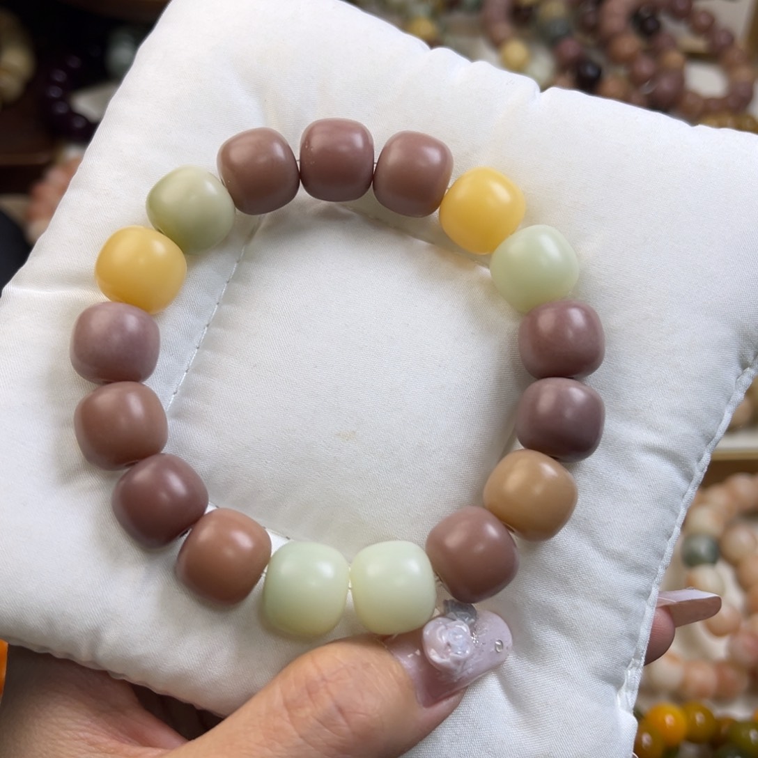 菩提根/象牙果手串樱花气泡13干磨