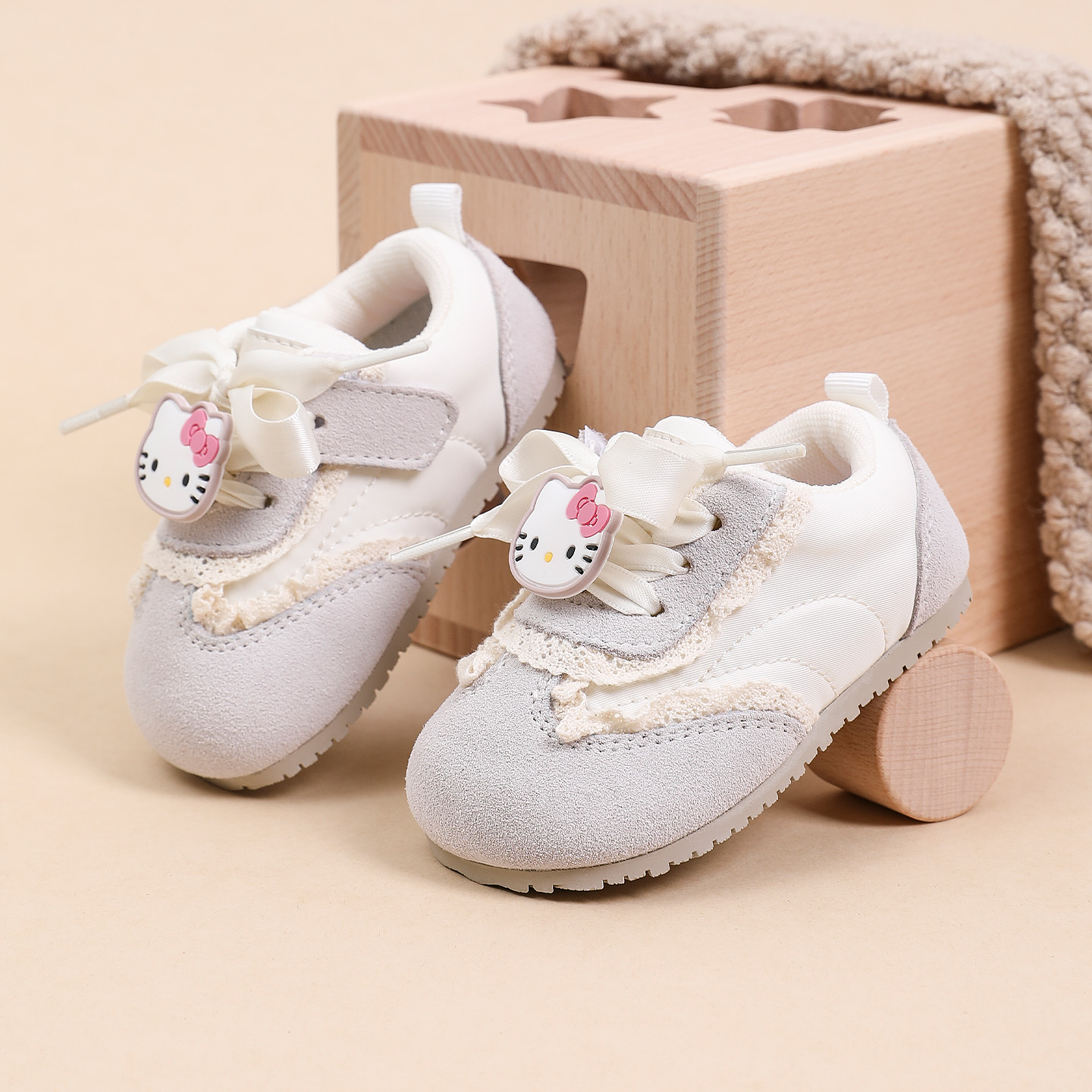 HELLO KITTY/凯蒂猫2025秋季新款女宝小童学步鞋运动鞋儿童鞋