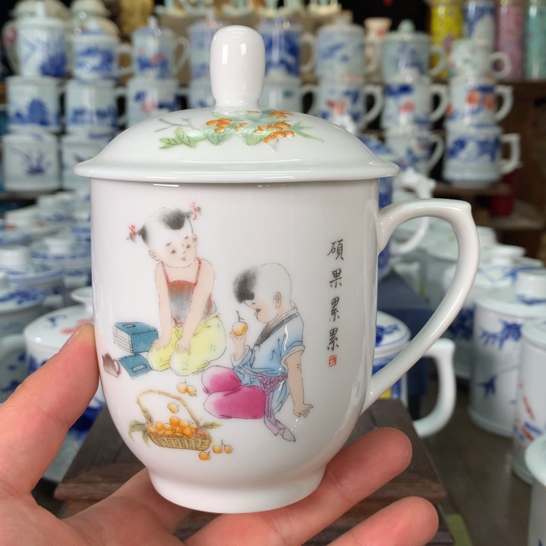 景德镇陶瓷高温办公杯
