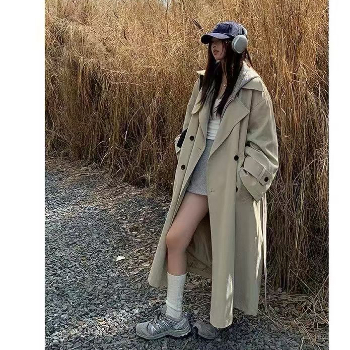 长款风衣外套女款春秋气质高级感大衣（No退NO换）